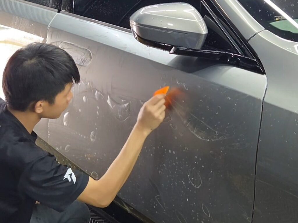 project unicorn bmw i5 installing matte ppf protection