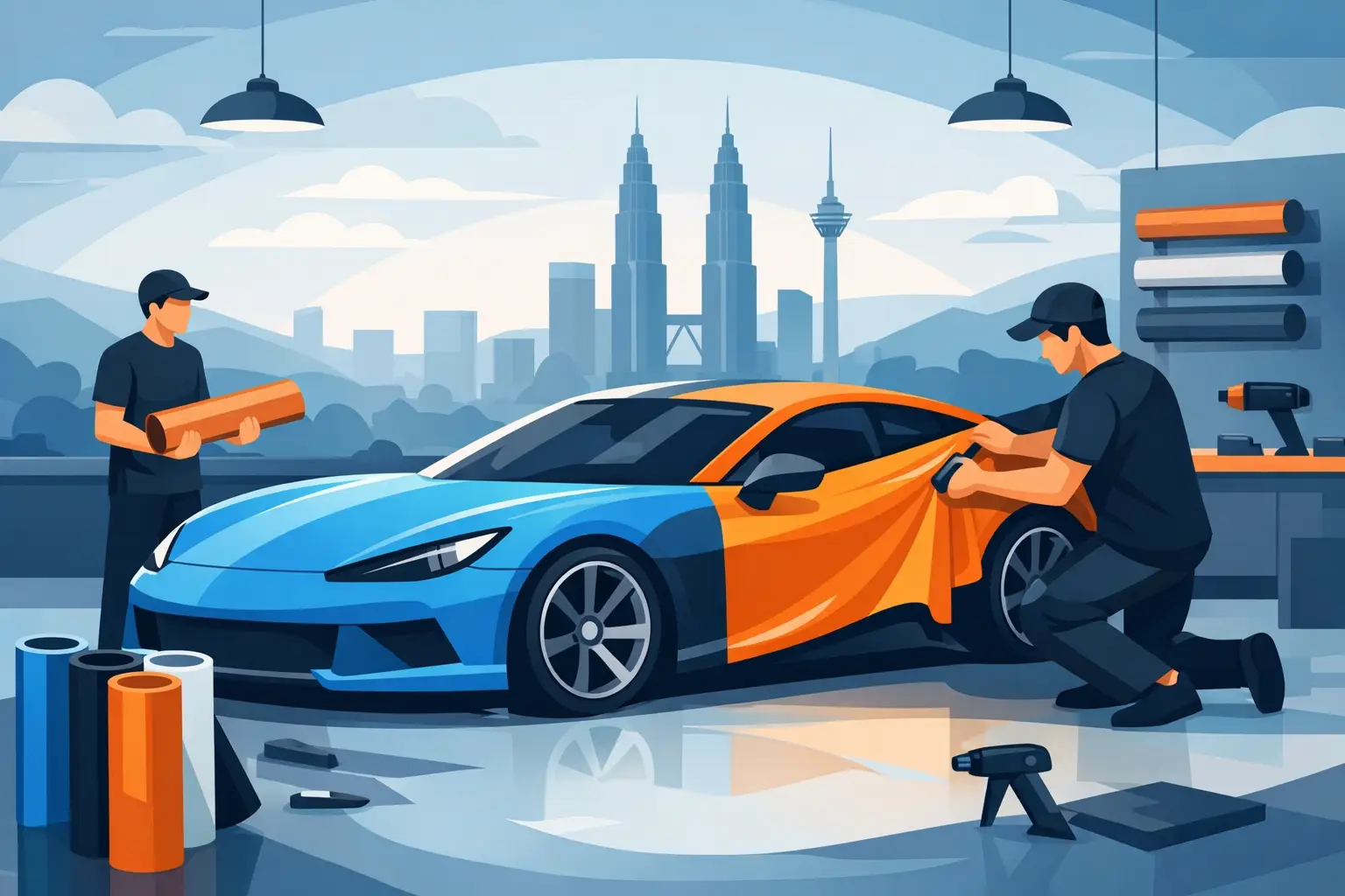 Klang Valley Custom Car Wrapping Done Right