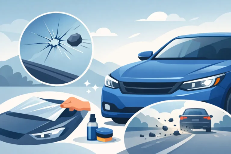 How to Prevent Rock Chip Damage on Your Car