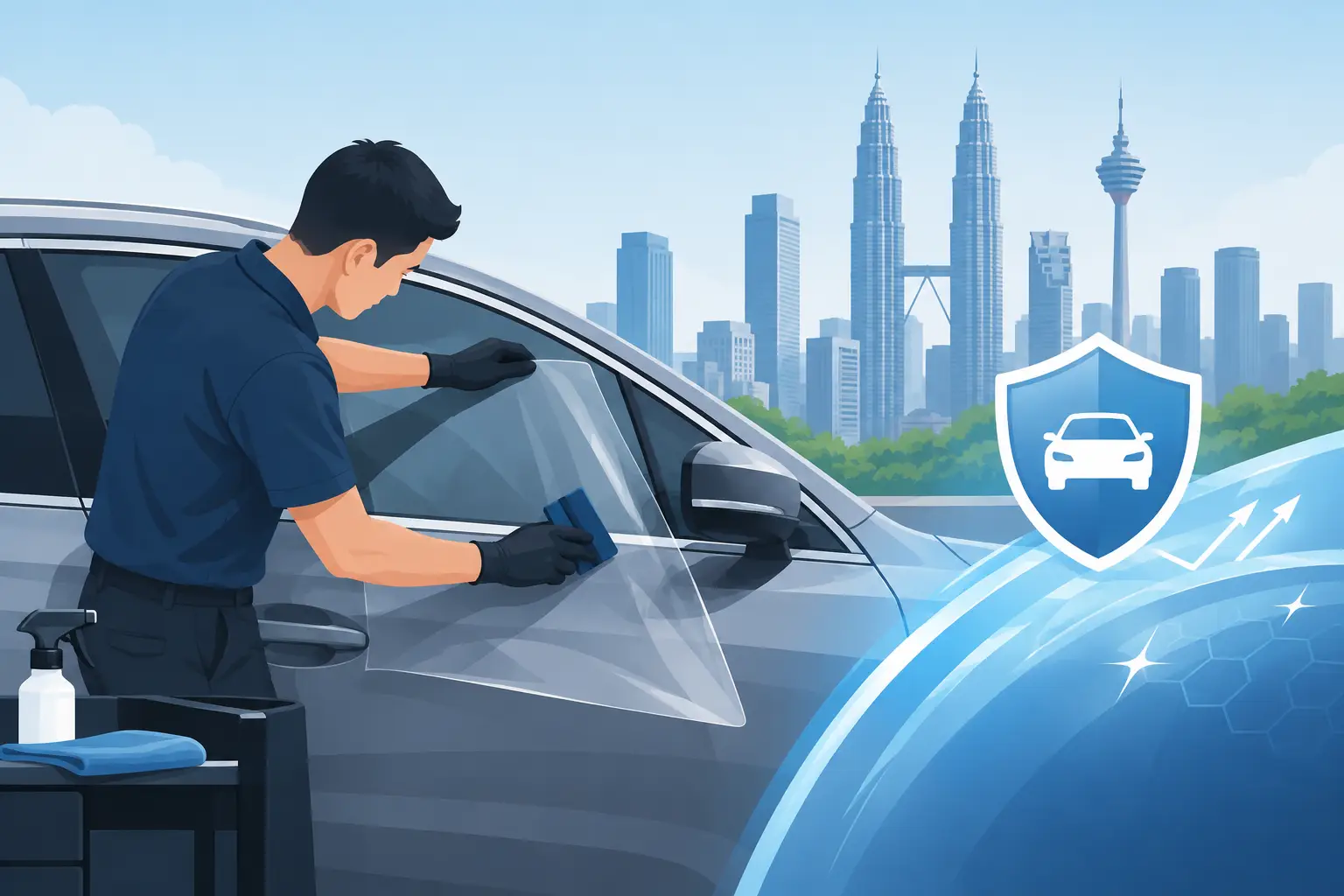 How Klang Valley Film Installers Protect Your Paint
