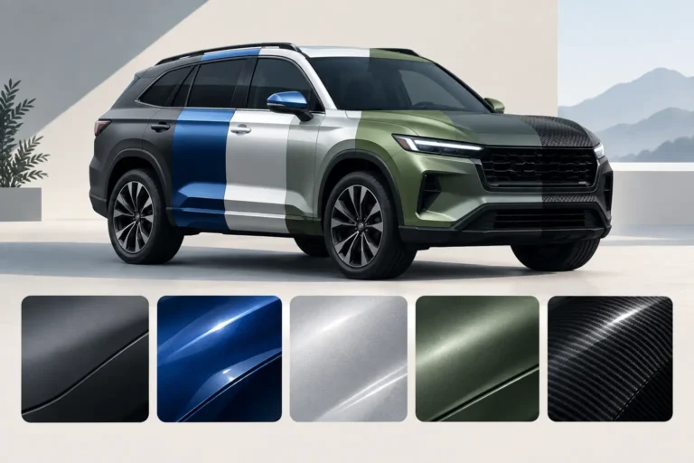 SUV Wrap Finishes That Change the Whole Presence
